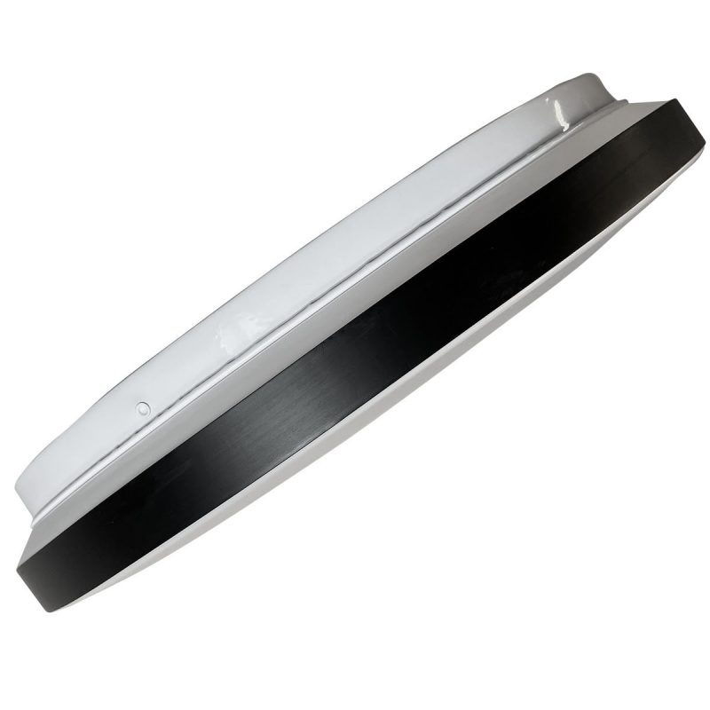 Plafonieră pătrată neagră LED 4000K, 33 cm, Babilon Light Prestige - imagine 8