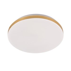 Plafonieră pătrată aurie LED 4000K
