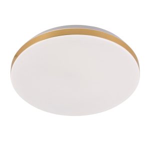 Plafonieră pătrată aurie LED 4000K