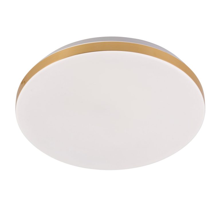Plafonieră pătrată aurie LED 4000K