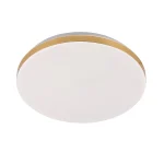 Plafonieră pătrată aurie LED 4000K, 38 cm, Babilon Light Prestige