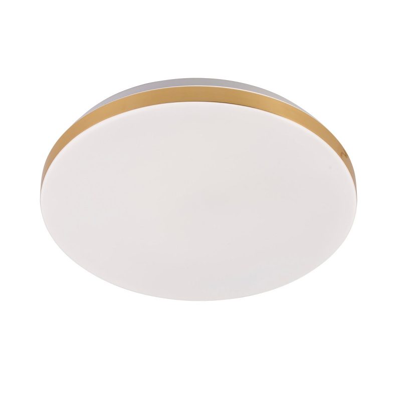 Plafonieră pătrată aurie LED 4000K, 38 cm, Babilon Light Prestige - imagine 5
