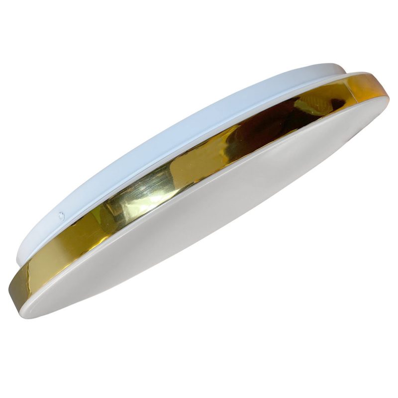 Plafonieră pătrată aurie LED 4000K, 38 cm, Babilon Light Prestige - imagine 6
