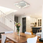 Plafonieră albă LED CCT, 2xGU10, formă pătrată, Parma Light Prestige