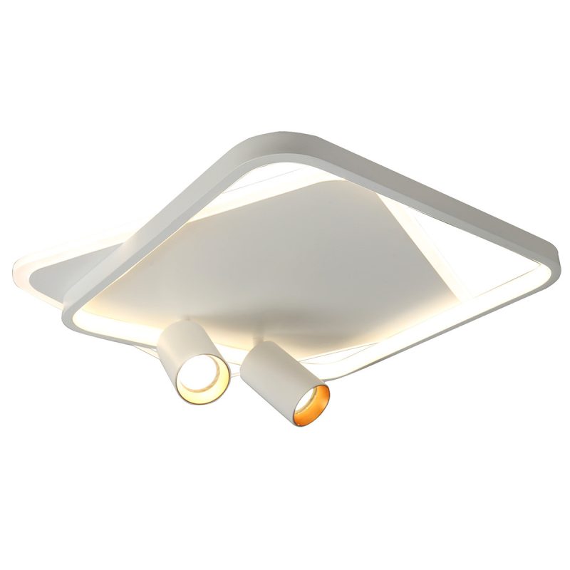 Plafonieră albă LED CCT, 2xGU10, formă pătrată, Parma Light Prestige - imagine 7