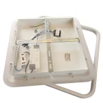Plafonieră albă LED CCT, 2xGU10, formă pătrată, Parma Light Prestige