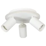 Plafonieră albă LED CCT, 3 spoturi rotunde, Parma Light Prestige