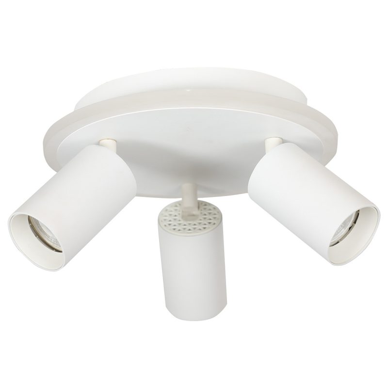 Plafonieră albă LED CCT, 3 spoturi rotunde, Parma Light Prestige - imagine 4