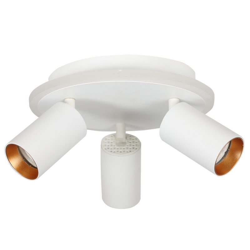 Plafonieră albă LED CCT, 3 spoturi rotunde, Parma Light Prestige - imagine 5