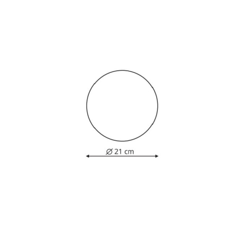 Plafonieră Platillo 21 cm neagră LED 3000K Light Prestige - imagine 4