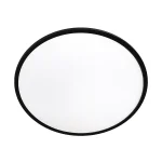 Plafonieră neagră 28 cm, LED CCT, design modern, Pryzma Light Prestige