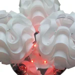 Plafon decorativ argintiu 3xE14 + LED, stil elegant, Sada Light Prestige
