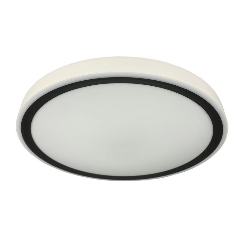 Plafonieră rotundă neagră LED 4000K
