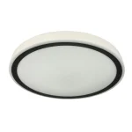 Plafonieră rotundă neagră LED 4000K, 40 cm, Vegas Light Prestige