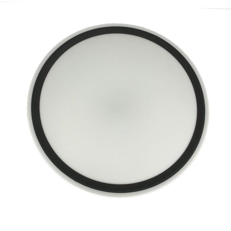 Plafonieră rotundă neagră LED 4000K, 40 cm, Vegas Light Prestige