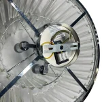 Plafonieră argintie 4xE14, iluminat ambiental, Vetro Light Prestige