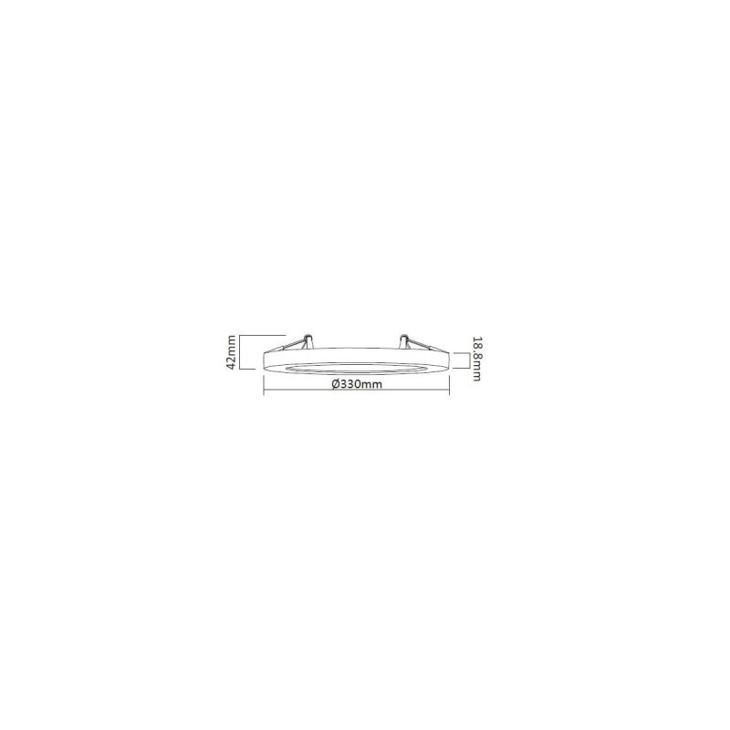 Plafonieră York albă 2în1 LED 4000K Light Prestige - imagine 8