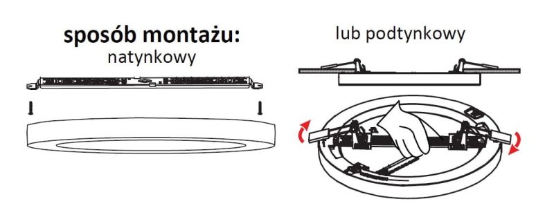Plafonieră York neagră 2în1 LED 4000K Light Prestige - imagine 10