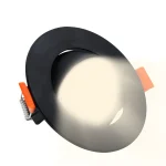 Spot încastrat orientabil negru LED CCT, tavan modern, Plus Light Prestige
