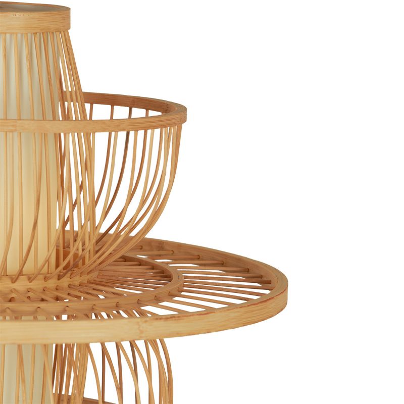 Lampă suspendată ratan natural 1xE27, stil natural, Astra Light Prestige