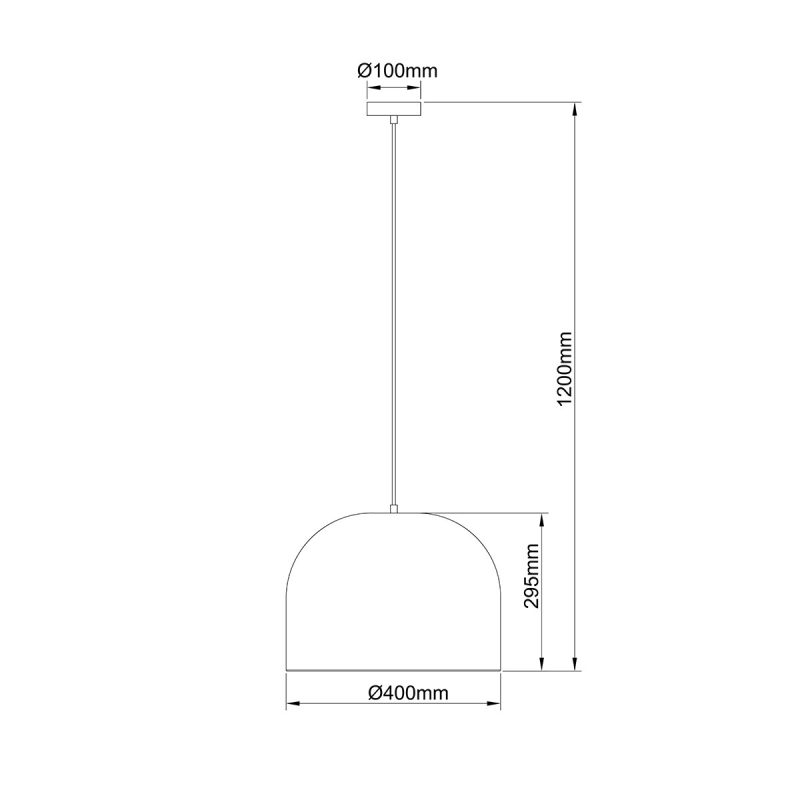 Lampă suspendată ratan 40 cm, lemn deschis 1xE27, stil japandi, Kanso Light Prestige - imagine 7