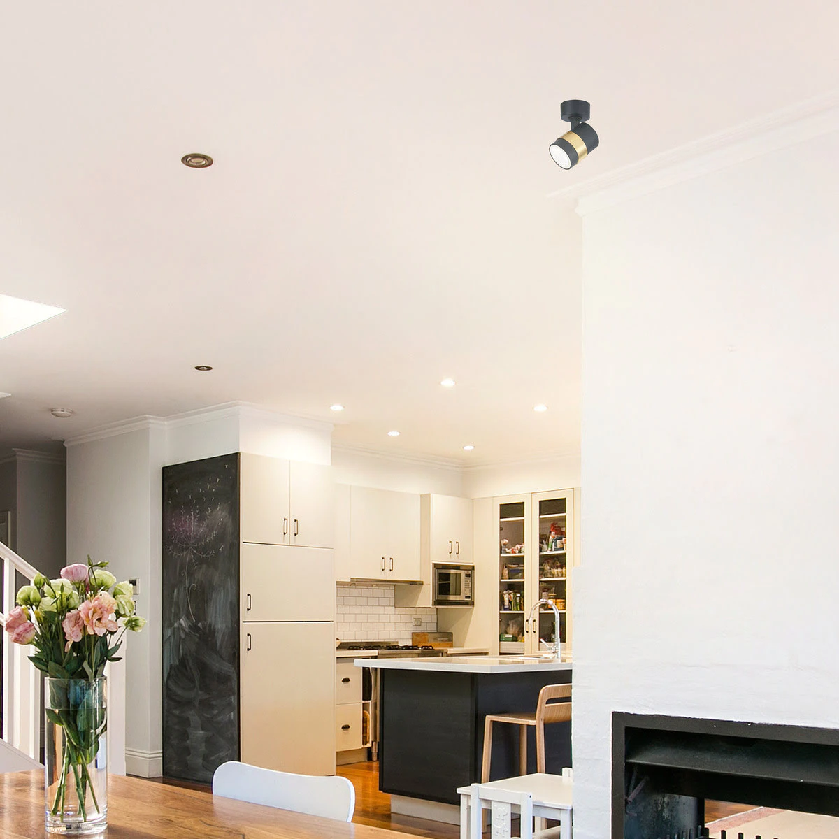 reflektor-anillo-1xgu10-czarny-lp-7701w-bk-light-prestige-4 Spot negru 1xGU10, montaj simplu, Anillo Light Prestige