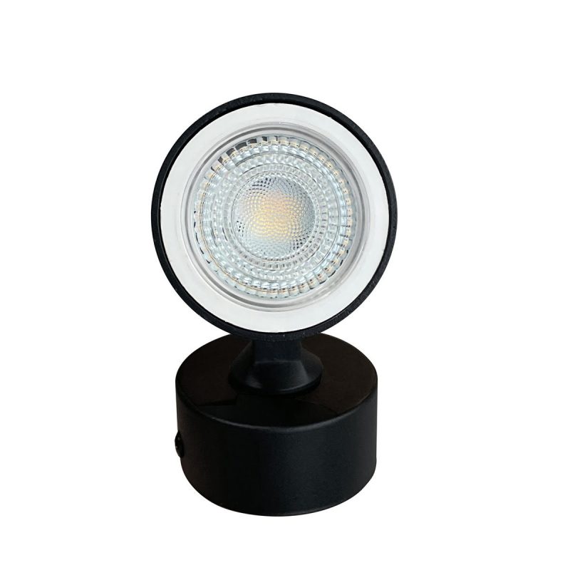 Spot negru 1xGU10, montaj simplu, Anillo Light Prestige - imagine 9
