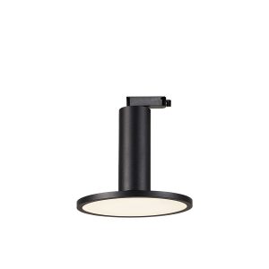 Reflector șină 1F negru LED 3000K