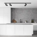 Reflector 3F negru 1xGU10, sistem de șină, Ice Light Prestige