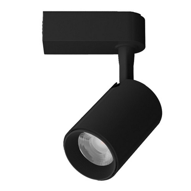 Reflector șină 1F negru LED 3000K, iluminat direcțional, Leon Light Prestige - imagine 4