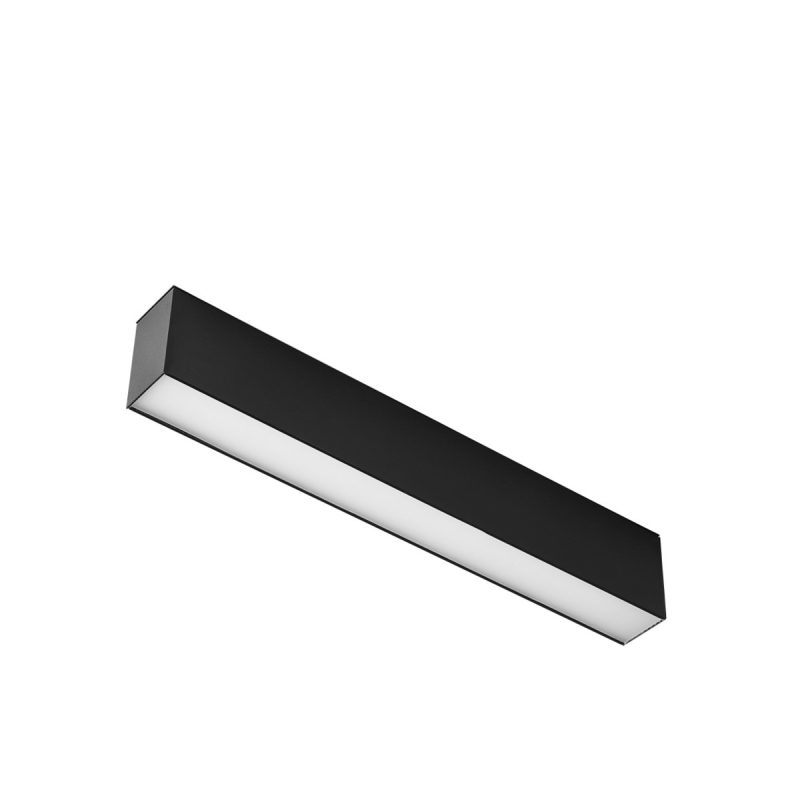 Reflector magnetic 3F negru LED 3000K