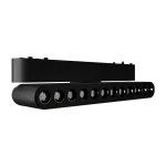 Reflector magnetic negru 12W LED 4000K, model Slim Blaze Light Prestige
