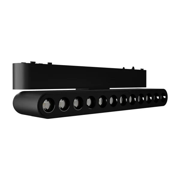 Reflector magnetic negru 12W LED 4000K