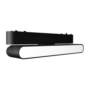Reflector magnetic negru 12W LED 3000K