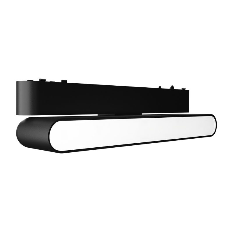 Reflector magnetic negru 12W LED 4000K