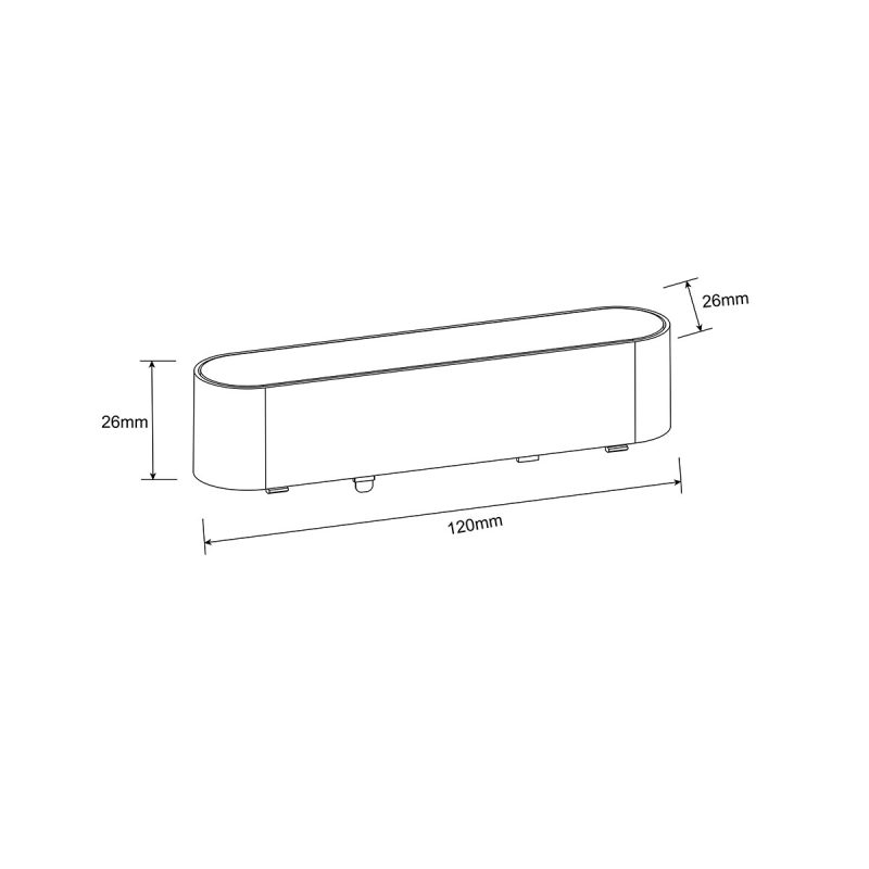 Reflector magnetic alb 6W LED 4000K, model Slim Lumo Light Prestige