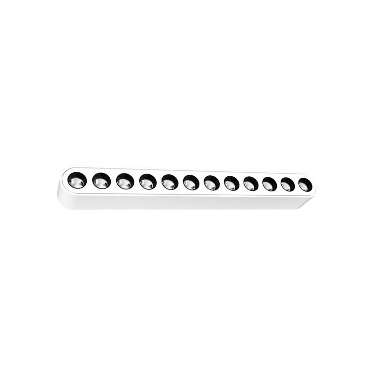 Reflector magnetic alb 12W LED 3000K