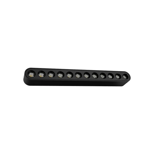 Reflector magnetic negru 12W LED 4000K