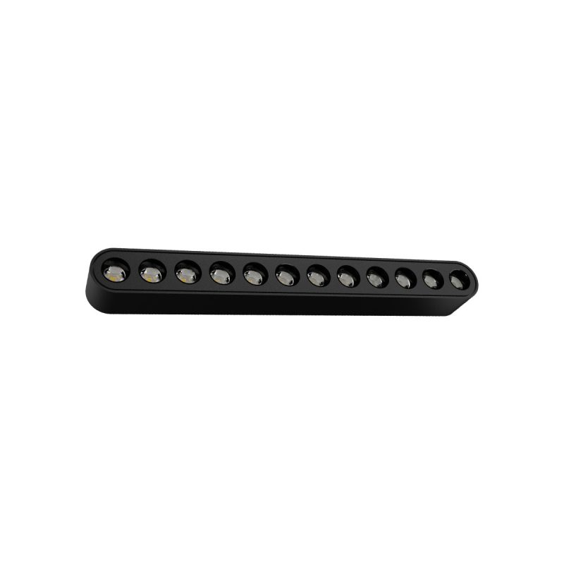 Reflector magnetic negru 12W LED 4000K