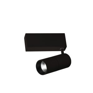 Reflector magnetic negru LED 3000K