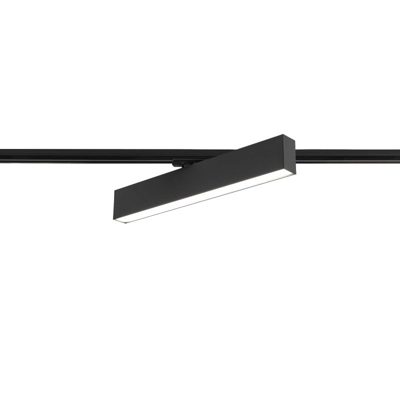 Spot pentru șină Moon 1F negru LED 3000K Light Prestige - imagine 8