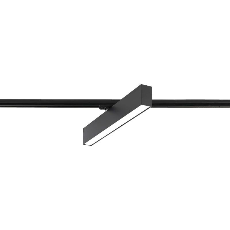 Spot pentru șină Moon 1F negru LED 3000K Light Prestige - imagine 9