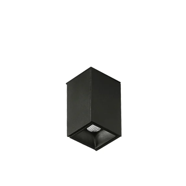Reflector magnetic negru LED 3000K