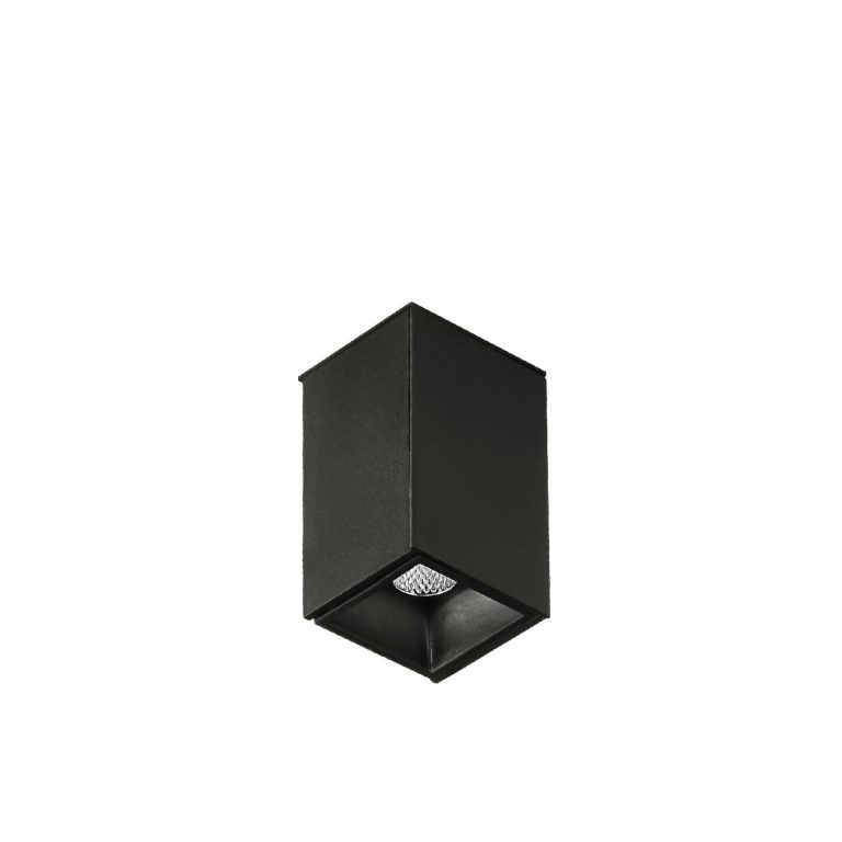Reflector magnetic negru LED 3000K