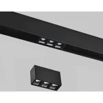 Reflector magnetic negru LED 3000K, iluminat pe șină, Star Light Prestige