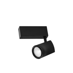 Reflector magnetic negru LED 3000K