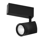 Reflector magnetic negru LED 3000K, sistem șină, Sun Light Prestige