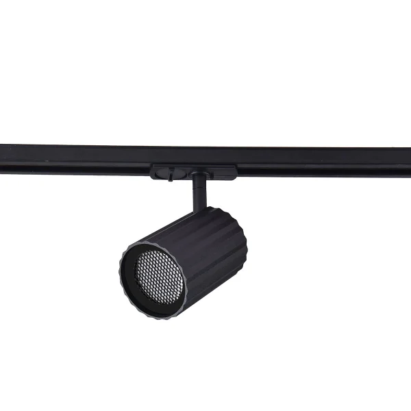 Reflector șină 1F negru 1xGU10