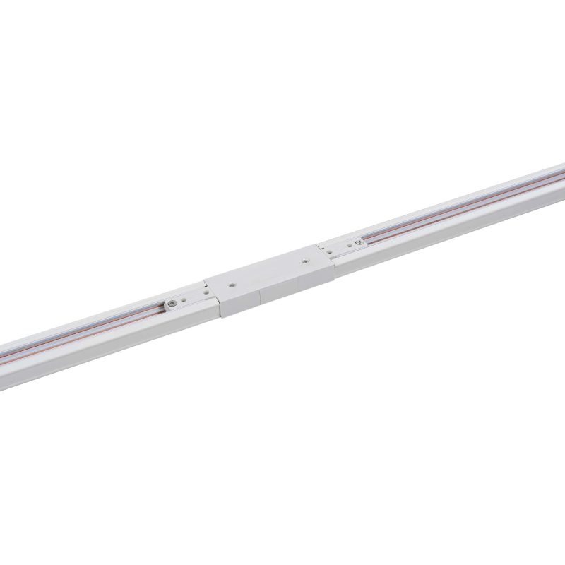 Set iluminat șină 1F alb 4xGU10, complet cu spoturi, Snow Light Prestige