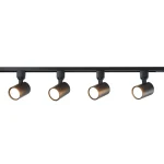 snow-set-1f-4xgu10-czarny-lp-737-bk-set-light-prestige-10 Set iluminat șină 1F negru 4xGU10, complet cu spoturi, Snow Light Prestige